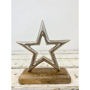งานฝีมือรูปดาวระยิบระยับทำจากไม้อุปกรณ์ตกแต่งเทศกาลคริสต์มาสขายดีวัตถุรูปดาวสำหรับเทศกาลคริสต์มาสสินค้าที่เป็นมิตรต่อสิ่งแวดล้อมราคาถูก - Product Image 4