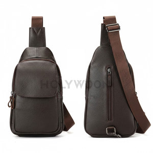 Durable Fashion Leather Cross Body Bag for Men with Adjustable <b>Shoulder</b> <b>Strap</b> and Spacious Storage for Travel Work and Daily Use - Product Image 6