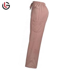 Venta al por mayor personalizable 100% algodón con cuello en V traje médico uniforme de enfermera hecho de lona para hospitales - Product Image 3