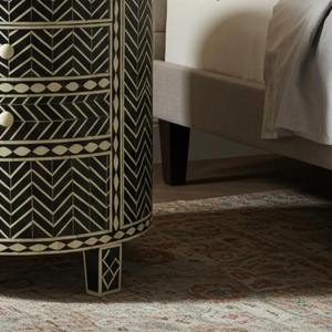 Table basse en os incrusté de qualité d'exportation, fabrication artisanale, travail d'incrustation de qualité supérieure, meubles de salon artistiques et élégants pour l'exportation - Product Image 3