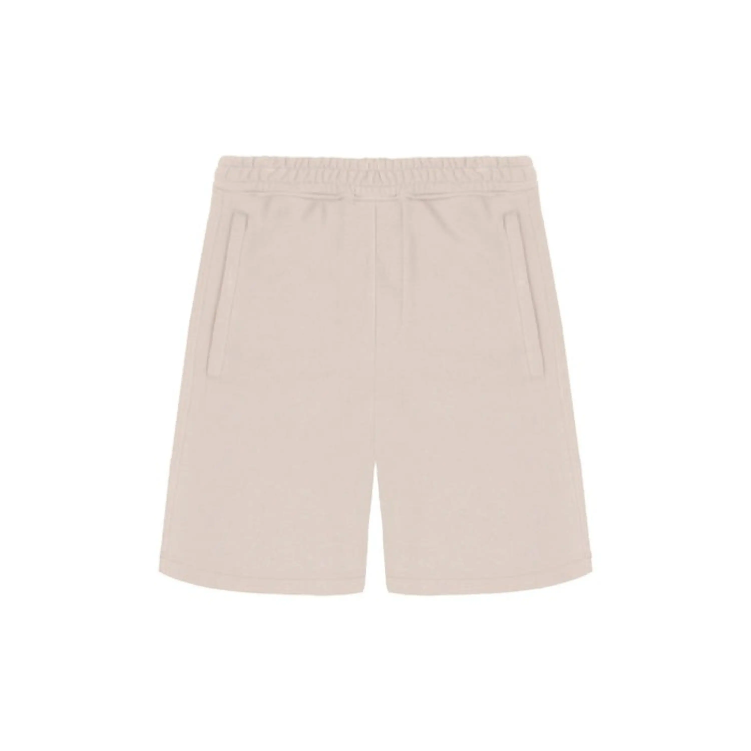 Custom Logo Casual Loose 100% Cotton Blank Fleece Short Solid Color Men's Jogger Sweat Shorts