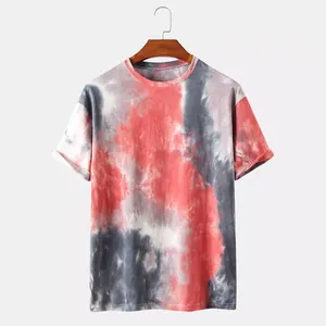 Camiseta extragrande con hombros caídos y cuello redondo para hombre, 100% algodón, tejido de peso pesado, ropa de calle lisa en blanco, Material de poliéster/algodón - Product Image 6
