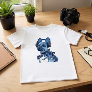 T-Shirt Casual Unisex Personalizzata 210GSM 100% Cotone Taglia 2XL con Stampa Serigrafica e DTG - Product Image 3