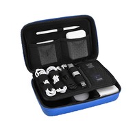 Étui rigide personnalisé en EVA pour accessoires électroniques, organiseur avec poche en filet