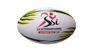 ลูกบอลรักบี้คุณภาพพรีเมี่ยมทนทานต่อการใช้งานในทุกระดับความสามารถ - Product Image 4