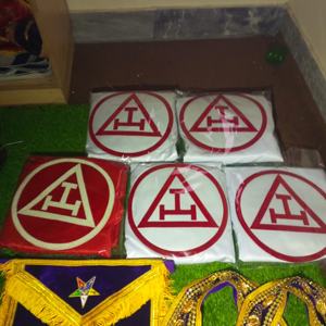 MASONIC REGALIA CUSTOM ORDER Delantal Con Collar Joya Rob - Product Image 3