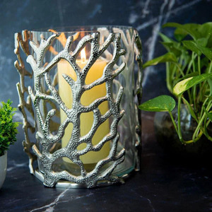 Elegante portavelas, tarro de diseño moderno que cumple con el tarro de portavelas atemporal de brillo suave, ilumina tu hogar con elegancia - Product Image 2