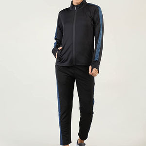 Conjunto de ropa deportiva de dos piezas personalizado al por mayor, Sudadera con capucha para correr y ropa de mujer, conjunto de chándales de mujer, material de algodón - Product Image 4