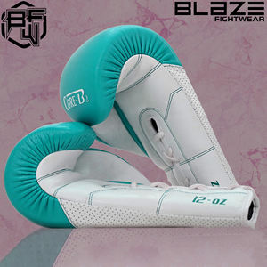 MMA Muay Thai Kickboxing Punching & Fighting Practice Training Tool-Guantes de boxeo con cordones de cuero al aire libre de secado rápido - Product Image 5