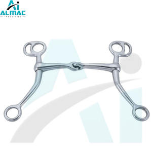 Mèche ALMAC Premium et réutilisable à faible port pour l'entraînement des chevaux Instruments chirurgicaux faciles à pression douce - Product Image 1