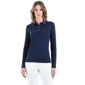 Camiseta Polo de algodón para mujer para golf, ropa deportiva transpirable de ajuste seco con logotipo personalizado, patrón sólido, servicio OEM ODM disponible - Product Image 1