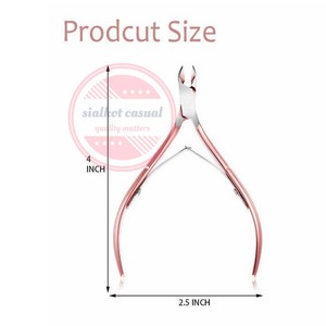 Pince à cuticules professionnelle Sharp Metal Steel Manucure Pédicure Nail Cuticule Cutters - Product Image 3