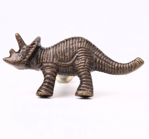 Perillas de cajón de animales de hierro antiguo moderno, patrón Vertical, gancho para colgar en la pared, decoración única para dormitorio, gancho para ropa de cumpleaños, Metal - Product Image 5