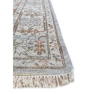 Thyme Ivory Hand Knotted Afghan Wool <b>Rugs</b> <b>Boho</b> Medallion Abstract Rectangle Living Room Carpet for Home Hallway No. EA-1509 - Product Image 4