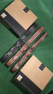 อุปกรณ์เสริมเข็มขัดหนังวัวขัดเงาที่เป็นมิตรกับสิ่งแวดล้อมของแท้ - Product Image 2