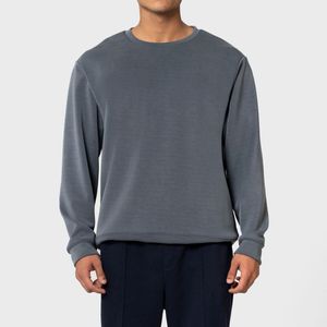 Sudadera de Cuello Redondo de Algodón de Marca Propia, Tejido Grueso de Felpa Francesa, Fábrica de Ropa, 100% Algodón - Product Image 2