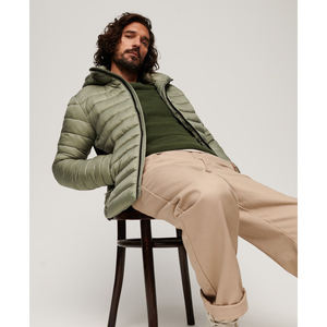 Chaqueta Acolchada Clásica Unisex de Camuflaje, Formal, Impermeable, Transpirable, Cortavientos, con Cierre de Cremallera, de Poliéster/Algodón, Primavera 2026 - Product Image 3