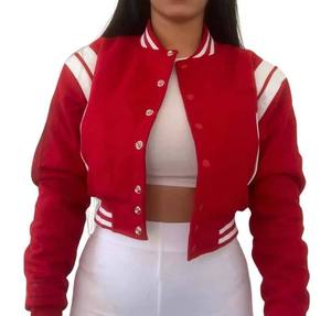 Wholesale Custom Logo Varsity Jacket Mens <b>Wool</b> with Leather Sleeves - Product Image 3