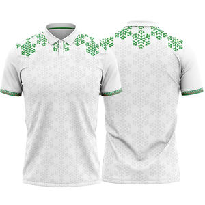 2024 camiseta Polo Dry Fits para hombre, camiseta ligera de alta calidad, botón de Jersey, Impresión de logotipo personalizado, nuevo diseño, estilo de manga corta - Product Image 2