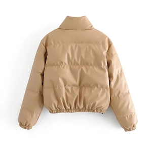 Veste matelassée hiver 100% polyester de haute qualité pour femmes veste personnalisée en duvet d'extérieur pour femmes vente en gros - Product Image 2