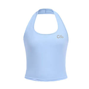 เสื้อครอปแขนสั้นแฟชั่นสำหรับผู้หญิง, เสื้อครอปทรงโอเวอร์ไซส์สำหรับใส่เล่นโยคะออกกำลังกายเล่นกีฬา - Product Image 5