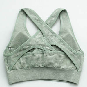 Sujetador deportivo de gimnasio cómodo y fácil de usar disponible en stock Sujetador deportivo de talla grande para uso femenino - Product Image 6