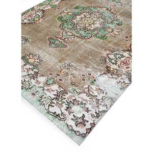 พรมขนสัตว์ถักมือลายกราฟิกสีเขียววินเทจทรงสี่เหลี่ยมผืนผ้าสำหรับบ้าน พรมปูพื้นห้องนั่งเล่นขนาดใหญ่ พรมปูพื้นทางเดิน รุ่น Pae-3242 - Product Image 2