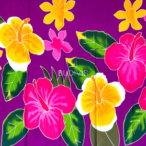 Pareo Floral Balinés para la Playa, Envoltura Tropical Colorida para Días de Playa, Resorts y Vacaciones en Islas - Product Image 4