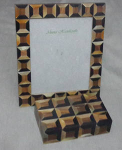 Bone Horn Eco-Friendly Customizable High Quality Luxury Handcrafted Bone Inlay MDF <b>Wall</b> and Tabletop <b>Photo</b> <b>Frames</b> - Product Image 2