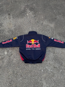 Chaqueta de carreras F1 Vintage de alta calidad, unisex, de poliéster suave, de nailon, con cuello levantado, con cierre de cremallera para motocicleta de invierno - Product Image 6