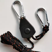 Lot de 4 cordons élastiques robustes de qualité supérieure avec crochet en alliage d'aluminium en nylon élastique solide et PVC pour tente extérieure