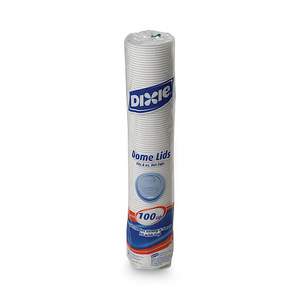 Couvre-gobelets Dixie pour boissons chaudes de 8 oz, blancs, 1000/carton (9538DX) - Product Image 2