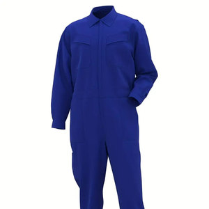 จั๊มสูทสีน้ำเงินเข้มมีกระเป๋าหลายใบมีสายรัดเอวยางยืดระบายอากาศได้ดีสวมใส่ได้ทุกฤดู - Product Image 6