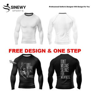 Shorts de rashguard extensibles personnalisés pour hommes, MMA, Jiu Jitsu, vêtements de combat, rashguard, vêtements d'arts martiaux - Product Image 5