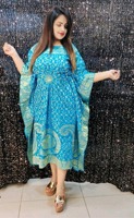 Robe caftan en coton pour femmes couleurs assorties imprimés couverture de plage Kimono manches courtes motif gland grande taille cadeau parfait pour