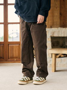 Bán Buôn Người Đàn Ông Hàng Hóa Ngoài Trời Vịt Vải Làm Việc Quần Tùy Chỉnh Đa Túi Cổ Điển Giải Trí Quần Đôi Đầu Gối Carpenter Quần - Product Image 3