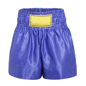 Shorts d'entraînement MMA pour hommes et femmes, taille élastique, tissu 100% polyester, shorts MMA - Product Image 1