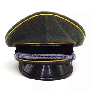 หมวกกะลาสีแบบกำหนดเอง ปักลายทองที่ปีกหมวก หมวกกะลาสีแบบกำหนดเองจากปากีสถาน - Product Image 1