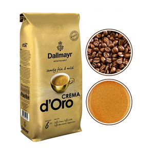 High Quality Dallmayr Crema d'Oro <b>Coffee</b> Beans 1kg Premium Roast Aromatic Espresso Blend Smooth Balanced Crema Flavor - Product Image 2