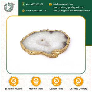 Accesorios de mesa de compromiso personalizables de primera categoría Posavasos de ágata de diseño moderno disponible para uso en el hogar, la Oficina y el hotel - Product Image 2