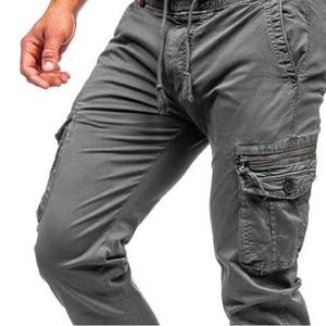 Pantalons décontractés pour hommes, dernière tendance, respirants, écologiques, en toile polyester/coton, légers, séchage rapide, antistatiques, prix bas - Product Image 2