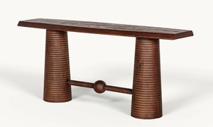 Table console murale flottante en bois moderne, étagère d'entrée peu encombrante pour le salon, le couloir ou le bureau. - Product Image 2