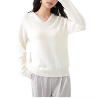 Ensembles de pulls en molleton tricoté OEM pour femmes, avec logo personnalisé, hiver 2025, couleur unie, à capuche courte, sweats à capuche en laine