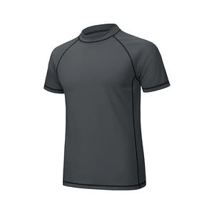 2025 nuevo transpirable elástico poliéster compresión manga corta MMA personalizado Rash Guards Surf deportes correr Jogging Active Bottoms - Product Image 6