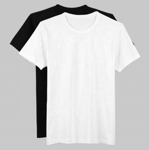 Camisetas de hombre de algodón 100% de alta calidad, ropa de talla grande Lisa a precio barato de Pakistán, posición frontal con logotipo - Product Image 1
