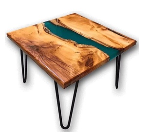 New Arrival Multi-Colo Luxury Modern Design Dining <b>Table</b> and Coffee <b>Tables</b> Wood and Resin Home Furniture . - Product Image 5