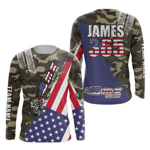 Camisetas de Motocross de Todos los Tamaños, Personalizadas con Impresión, Transpirables, con Tela Antibacteriana y Protección Contra el Viento - Product Image 5