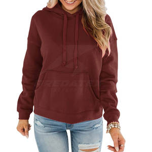 Sweat-shirts pour femmes de qualité supérieure, 100% coton respirant, anti-rides, avec logo sur le devant - Vêtements décontractés confortables - Product Image 1