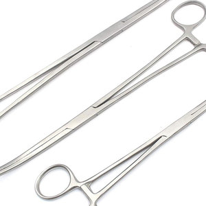 Fórceps de trinquete Grado quirúrgico Acero inoxidable Manual Mango antideslizante Agarre Instrumento Médico Quirúrgico de alta calidad - Product Image 3