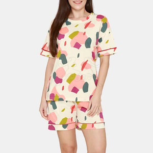 Pakistan Manufacturer Women Short Sets New Style Quick Dry <b>Low</b> MOQ Custom Solid Color Women's Summer 2 Piece Outfit Sets 2025 - Product Image 4